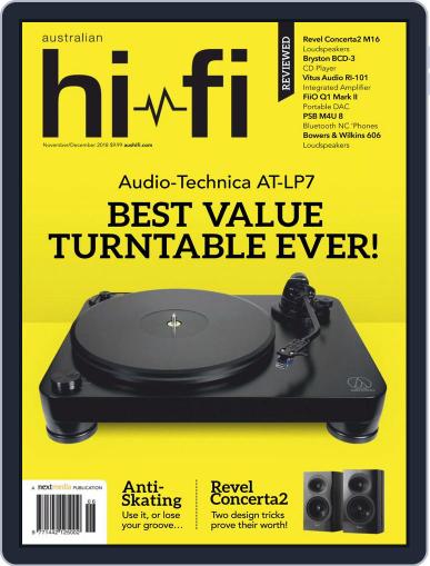 Australian HiFi November 1st, 2018 Digital Back Issue Cover