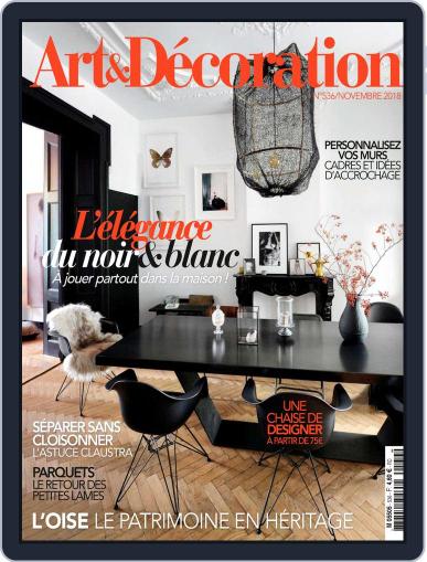 Art & Décoration November 1st, 2018 Digital Back Issue Cover
