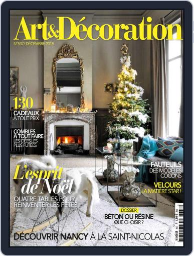 Art & Décoration December 1st, 2018 Digital Back Issue Cover