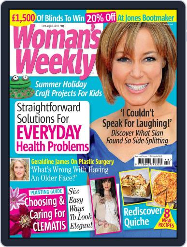 Woman's Weekly August 6th, 2012 Digital Back Issue Cover