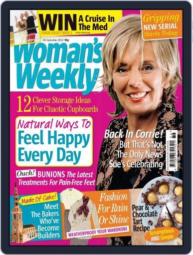 Woman's Weekly August 28th, 2012 Digital Back Issue Cover