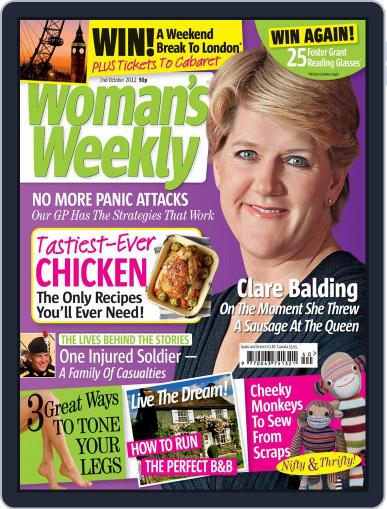 Woman's Weekly September 27th, 2012 Digital Back Issue Cover