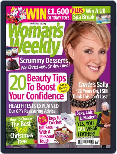 Woman's Weekly November 20th, 2012 Digital Back Issue Cover