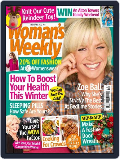 Woman's Weekly November 27th, 2012 Digital Back Issue Cover