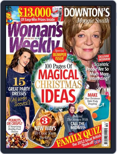 Woman's Weekly December 4th, 2012 Digital Back Issue Cover