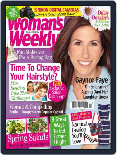 Woman's Weekly April 16th, 2013 Digital Back Issue Cover