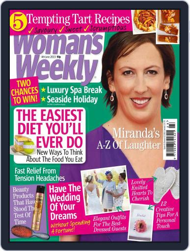 Woman's Weekly May 28th, 2013 Digital Back Issue Cover