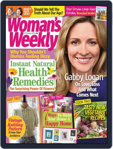 Woman's Weekly August 20th, 2013 Digital Back Issue Cover