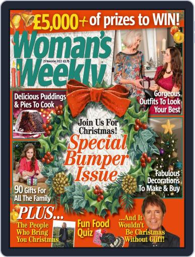 Woman's Weekly November 19th, 2013 Digital Back Issue Cover