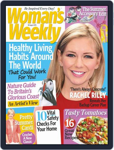 Woman's Weekly August 18th, 2015 Digital Back Issue Cover