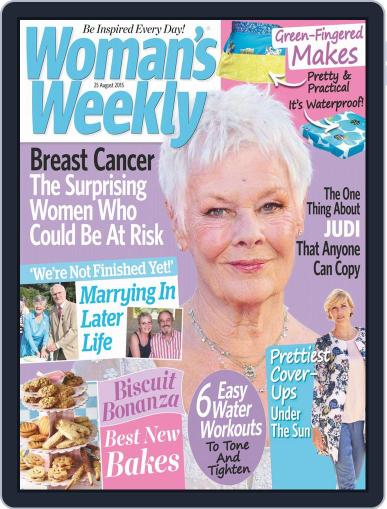Woman's Weekly August 25th, 2015 Digital Back Issue Cover