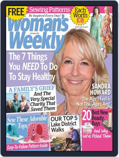 Woman's Weekly October 6th, 2015 Digital Back Issue Cover