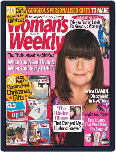 Woman's Weekly October 27th, 2015 Digital Back Issue Cover