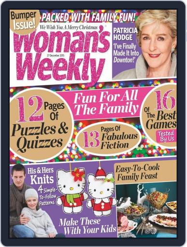 Woman's Weekly December 16th, 2015 Digital Back Issue Cover