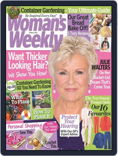 Woman's Weekly March 2nd, 2016 Digital Back Issue Cover