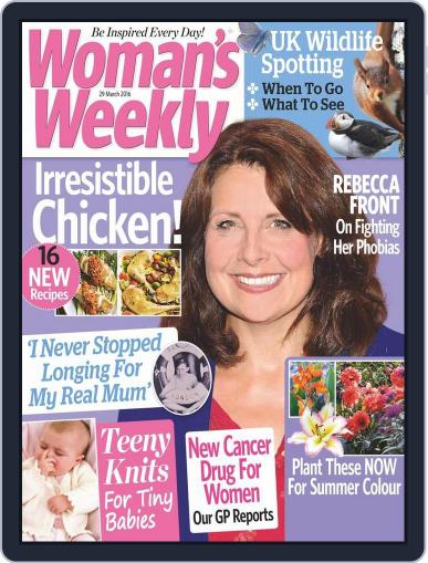 Woman's Weekly March 23rd, 2016 Digital Back Issue Cover