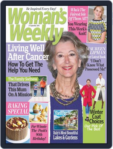 Woman's Weekly September 27th, 2016 Digital Back Issue Cover