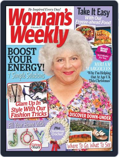 Woman's Weekly December 5th, 2017 Digital Back Issue Cover