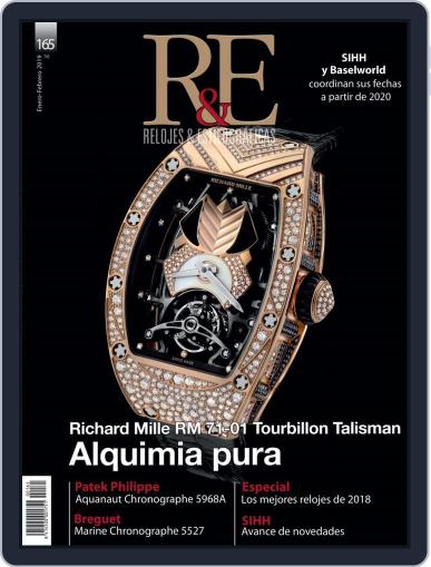 R&e-relojes&estilográficas January 1st, 2019 Digital Back Issue Cover