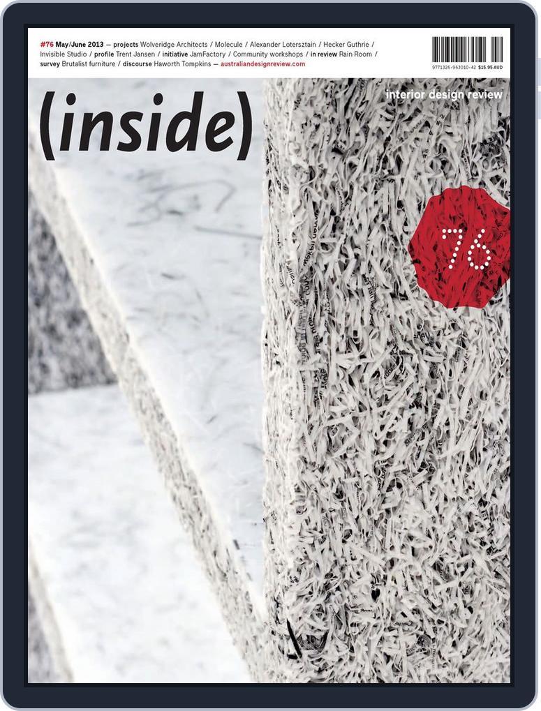(inside) interior design review (Digital) Subscription                    April 23rd, 2013 Issue