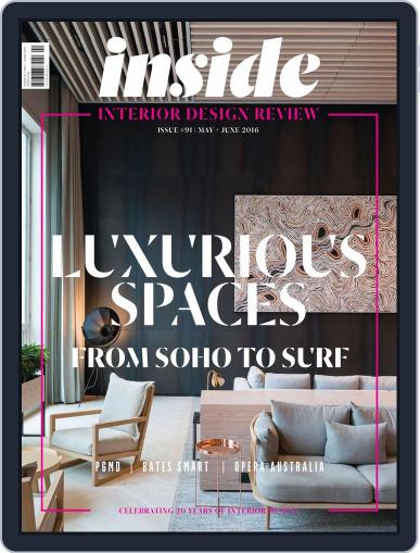 (inside) interior design review May 9th, 2016 Digital Back Issue Cover