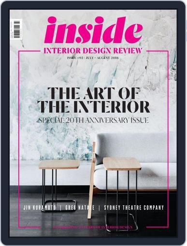 (inside) interior design review July 10th, 2016 Digital Back Issue Cover