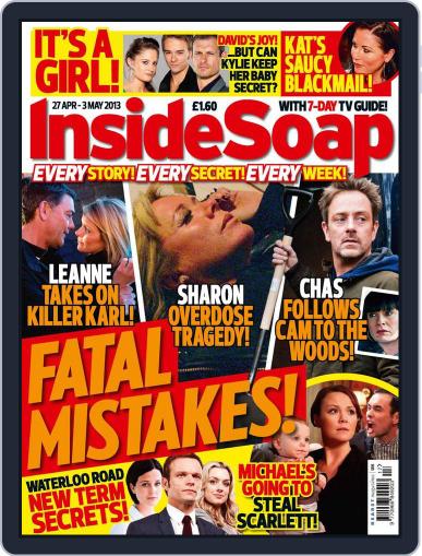 Inside Soap UK April 22nd, 2013 Digital Back Issue Cover