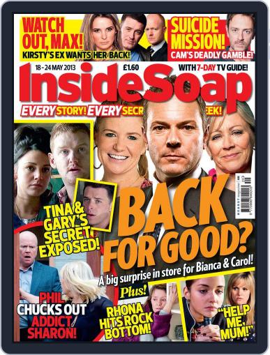 Inside Soap UK May 14th, 2013 Digital Back Issue Cover