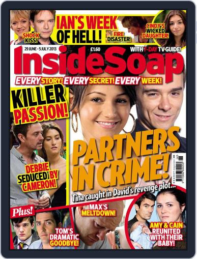 Inside Soap UK June 25th, 2013 Digital Back Issue Cover
