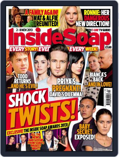Inside Soap UK October 28th, 2013 Digital Back Issue Cover