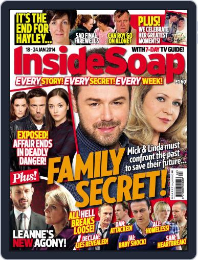 Inside Soap UK January 15th, 2014 Digital Back Issue Cover