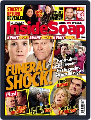 Inside Soap UK January 20th, 2014 Digital Back Issue Cover