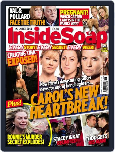 Inside Soap UK February 10th, 2014 Digital Back Issue Cover