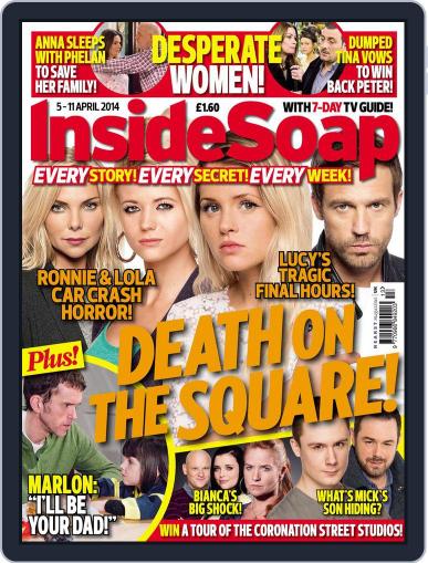 Inside Soap UK April 1st, 2014 Digital Back Issue Cover
