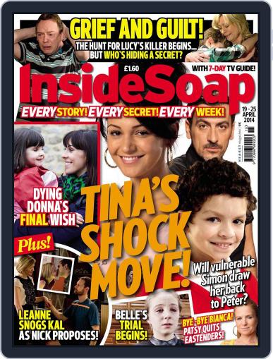 Inside Soap UK April 14th, 2014 Digital Back Issue Cover