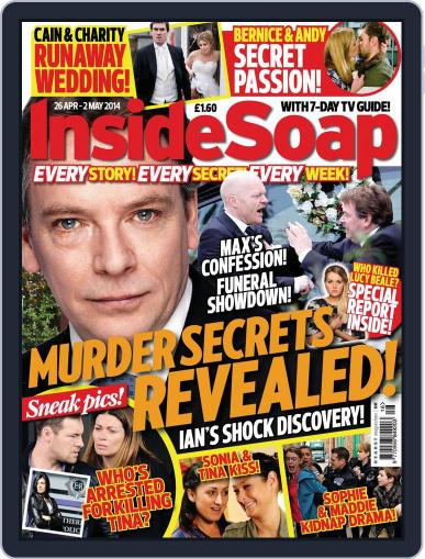 Inside Soap UK April 22nd, 2014 Digital Back Issue Cover