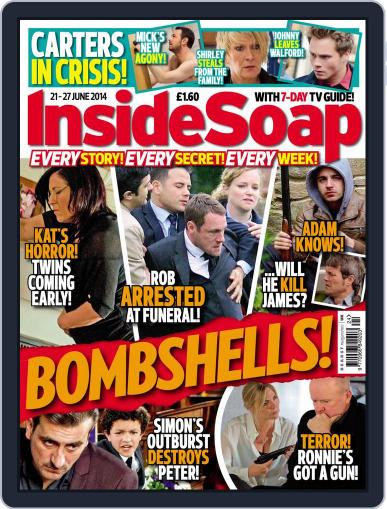 Inside Soap UK June 16th, 2014 Digital Back Issue Cover