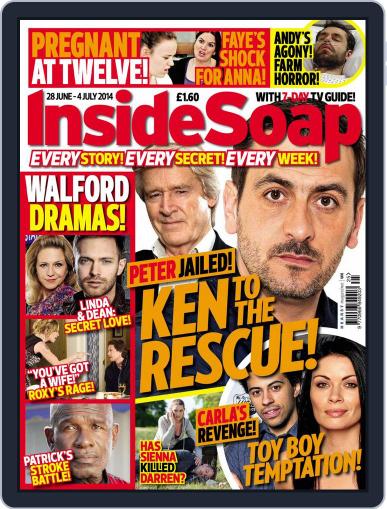 Inside Soap UK June 30th, 2014 Digital Back Issue Cover