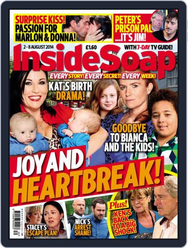 Inside Soap UK July 30th, 2014 Digital Back Issue Cover