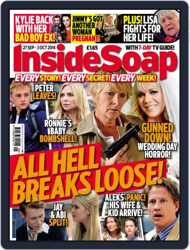 Inside Soap UK September 23rd, 2014 Digital Back Issue Cover