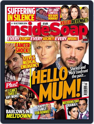 Inside Soap UK October 2nd, 2014 Digital Back Issue Cover