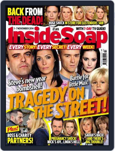 Inside Soap UK October 27th, 2014 Digital Back Issue Cover