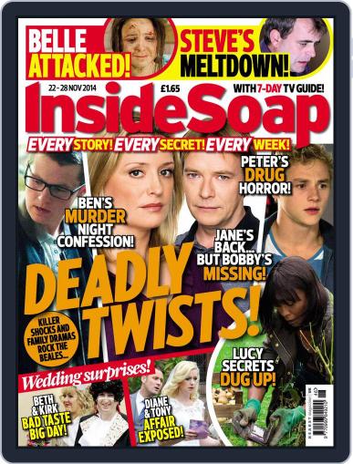 Inside Soap UK November 17th, 2014 Digital Back Issue Cover