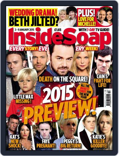 Inside Soap UK December 26th, 2014 Digital Back Issue Cover