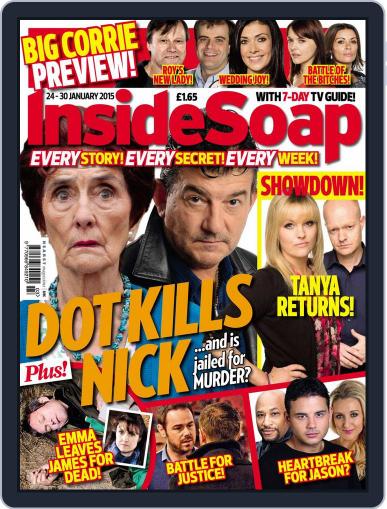Inside Soap UK January 24th, 2015 Digital Back Issue Cover