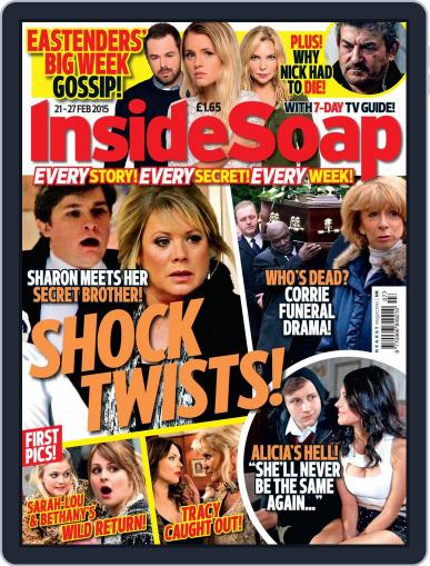 Inside Soap UK February 21st, 2015 Digital Back Issue Cover