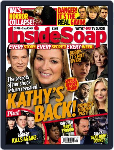Inside Soap UK February 28th, 2015 Digital Back Issue Cover