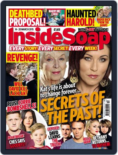 Inside Soap UK March 14th, 2015 Digital Back Issue Cover