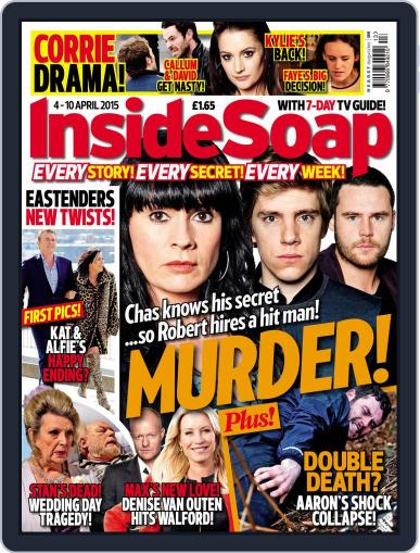 Inside Soap UK April 4th, 2015 Digital Back Issue Cover