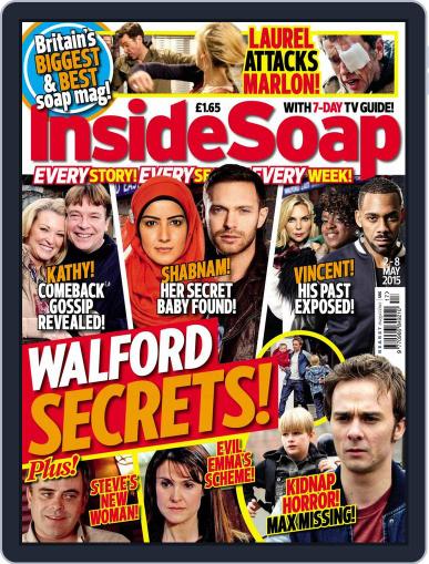 Inside Soap UK May 2nd, 2015 Digital Back Issue Cover